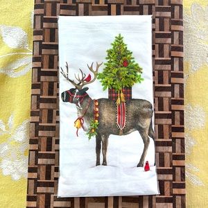 Christmas Flour Sack Kitchen Towel